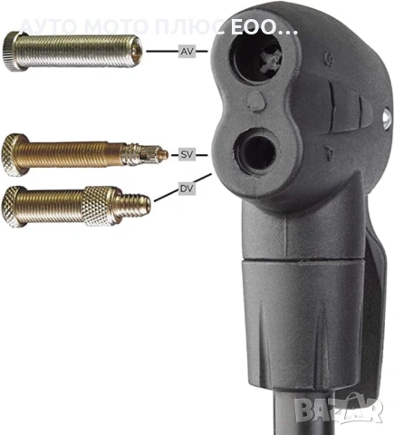 Многофункционална ръчна помпа за гуми с манометър., снимка 4 - Аксесоари и консумативи - 54089159