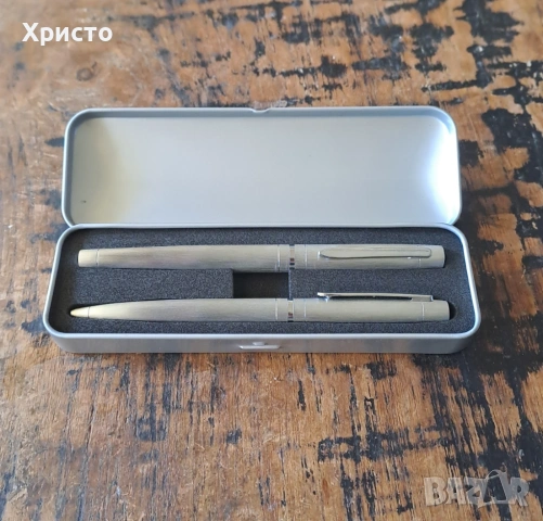 писалка и химикалка метален комплект, снимка 3 - Ученически пособия, канцеларски материали - 35563038