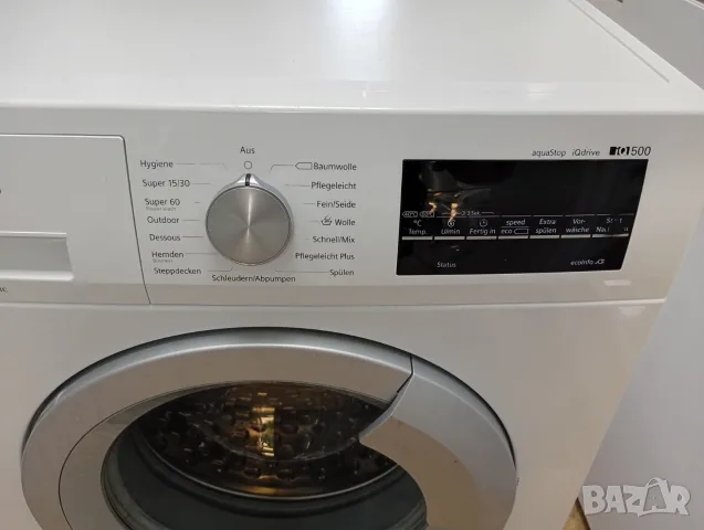 Като нова слим пералня Сименс Siemens IQ 500 A+++ 6.5кг 2 години гаранция! , снимка 2 - Перални - 55370076