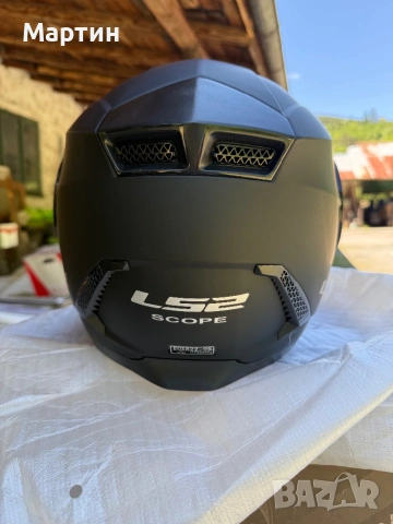 Чисто нова LS2 FF902 SCOPE SOLID, ЧЕРНА, МАТОВА размер XL 61-62 тегло 1750 грама, снимка 8 - Аксесоари и консумативи - 54944558