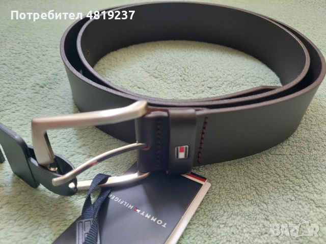 Мъжки колан Tommy Hilfiger, снимка 7 - Колани - 54465618