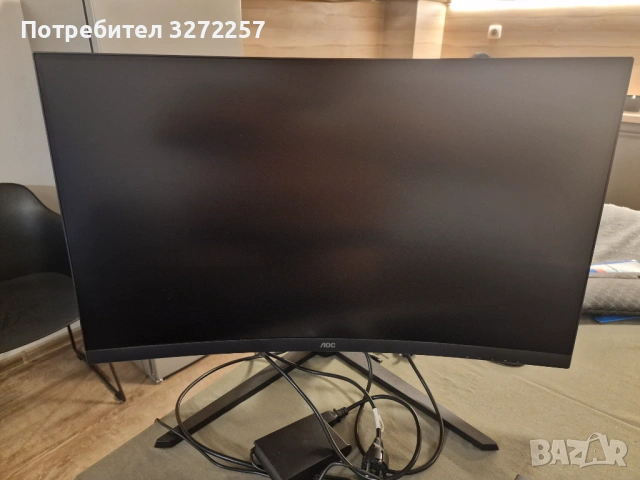 AOC CQ32G4VE 32" QHD 180Hz Curved Gaming Monitor , снимка 2 - Монитори - 54939159