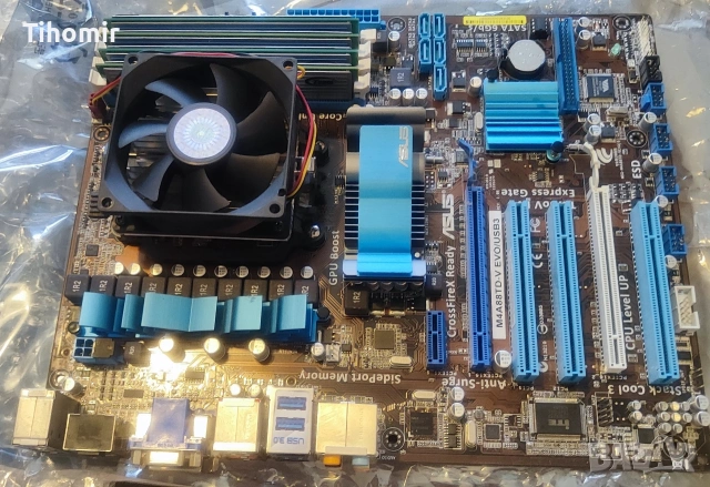 Комплект: MB ASUS M4A88TD-V EVO, CPU AMD Phenom II X4 955, 4x4GB DDR3 1333, снимка 4 - Видеокарти - 54242981