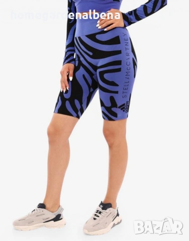 Adidas x Stella McCartney Wolford Leggings Blue/Black Дамски Клин – Seamless – Размер S / M / XL