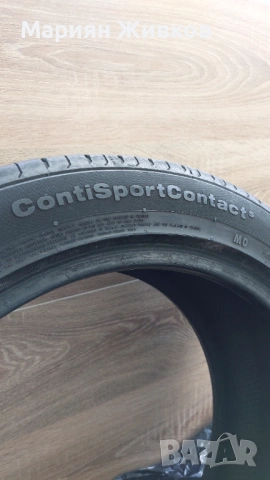 2 бр. летни гуми 225/45/17 Continental Contisportcontact 5 , снимка 2 - Гуми и джанти - 54667233