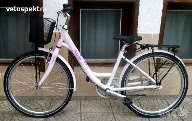 Мустанг Розово ! 24 цола капли ! Холандия ! Елегантен велосипед!