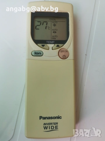 Дистанционно Panasonic Inverter WIDE, снимка 3 - Климатици - 55143316