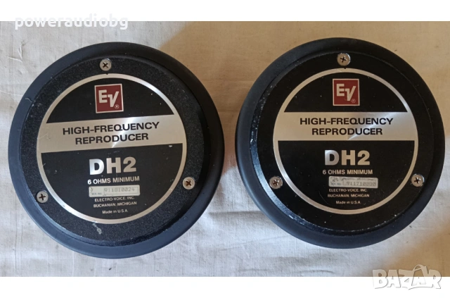 Американски Профи драйвери Electro Voice DH2 - 60/120W/240W - 8 OHM - 2бр., снимка 4 - Тонколони - 54875259