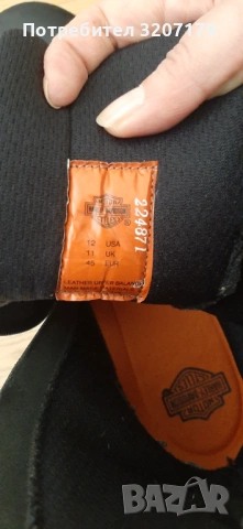 Мъжки кожени кубинки Harley Davidson, снимка 5 - Мъжки ботуши - 54485108