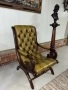 Chesterfield/Честърфийлд  Handmade – Класическо кресло с висока облегалка, снимка 4