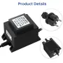 трансформатор 230V към 24V, AC/AC, 30W, IP68 водоустойчив захранващ блок - 30W, снимка 1