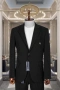 Christian Dior Луксозен Мъжки Черен Костюм Клас Оригинал, снимка 1