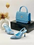 Gucci Нови Дамски Обувки на Ток Различни Цветове , снимка 4