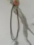 Продавам чисто ново колие, с черна корда и сърце , снимка 2