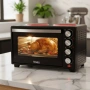 Готварска печка Voltz с фурна и 2 котлона 3200W, компактна електрическа печка за кухня, снимка 2