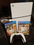 PlayStation 5 като нов с две игри , снимка 2