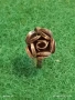 Ретро Арт модел сребърен пръстен с флорален мотив роза 🌹 ювелирна изработка 46114, снимка 1