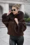 дамски палта от естествена кожа и естествен косъм, снимка 12