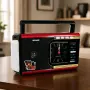 Мултифункционално портативно радио MEIER M-40BT с Bluetooth, MP3 плейър и часовник, снимка 1