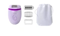 Епилатор Philips Satinelle BRE275/00, Лилав, снимка 1