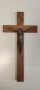 Дървен кръст разпятие Исус Христос#1, снимка 1