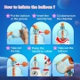 Креативен комплект Направи си сам балонени фигурки Balloon Space Rocket 🚀, снимка 6