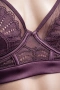 Комплект бельо Hunkemöller – сутиен 75C и бикини XL, дантела в тъмнокафяв цвят, снимка 4