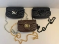Gucci Нова Дамска Кожена Чанта Гучи Различни Цветове , снимка 1