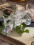Бонбонско старинно шишенце за парфюм или благовонни масла Ръчно издухано, оформено , снимка 7