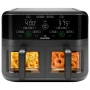 Двоен еър фрайър Chefman 5.6L с 2 кошници, Sync Finish и прозорци за наблюдение, снимка 1
