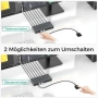 SUIDEK DisplayPort KVM Switch 2 Monitors 2 Computers – DP към HDMI KVM суич 4K@60Hz с 4 USB порта, снимка 6