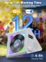 Преносим CD плейър Greadio CD02,  RGB светлини, 2 * 10W HIFI система, Bluetooth 5.3, 4000mAh батерия, снимка 7