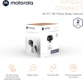 Бебешка камера Motorola Nursery PIP1000C HD WiFi Baby Monitor - НОВА, снимка 5