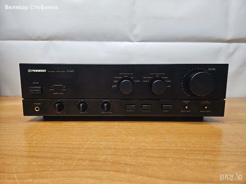 🔊 Pioneer A-445 – Качествен Hi-Fi усилвател (Japan, Vintage), снимка 1