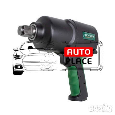 Пневматичен гайковерт с къс шпиндел 1800 Nм 3/4″ RockForce