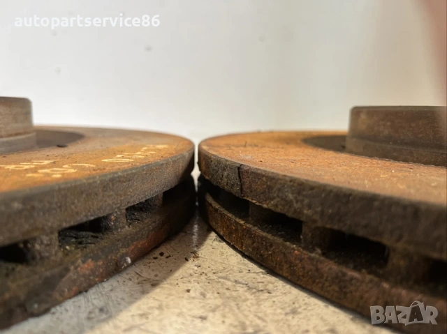 Предни спирачни дискове ляво и дясно 420 CDI за Mercedes ML W164 (2007) – много добро състояние, снимка 3 - Части - 54079573