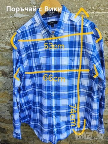 Gant риза 2ХЛ, снимка 7 - Ризи - 54445788