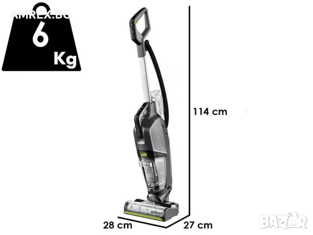 BISSELL CrossWave HydroSteam – Подопочистваща машина 3 в 1 с пара, снимка 2 - Прахосмукачки - 55404756