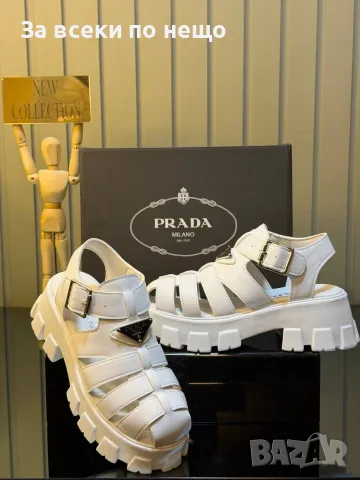 Prada Дамски Сандали Прада - 4 Цвята Код SK1928, снимка 4 - Сандали - 55469732