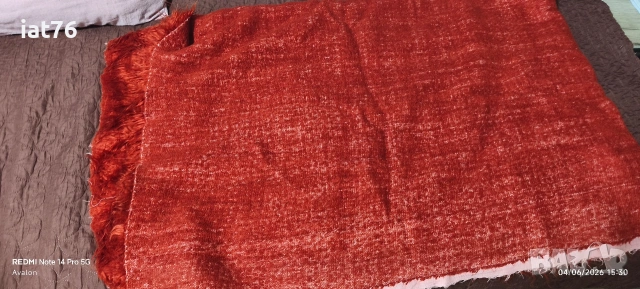 Губер червен, 200х140, снимка 2 - Покривки за легло - 54111467