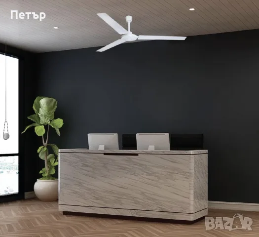Таванен вентилатор, снимка 2 - Вентилатори - 55568995