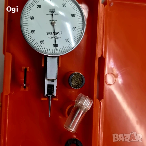 Индикаторен часовник TESA , снимка 3 - Шублери - 54301205