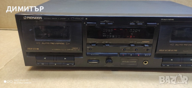 Двукасетен дек Pioneer CT-W 601 R, снимка 2 - Декове - 54555537