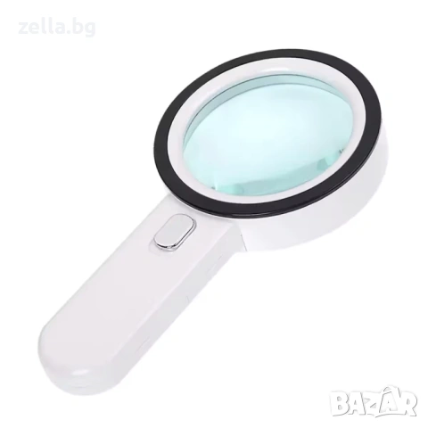 Професионална LED лупа 30X с леща 107 мм – 12 бели LED + UV светлина за електроника, бижутерия 10277, снимка 15 - Аксесоари и консумативи - 54662304