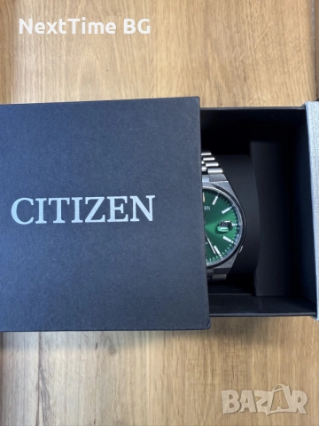 Часовник Citizen Tsuyosa Automatic (Green Dial) — Пълен комплект, снимка 8 - Мъжки - 55449459