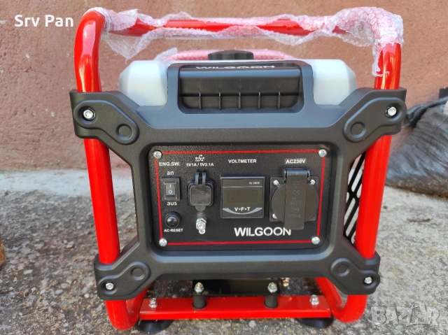 1KW Wilgoon Инверторен Портативен Генератор 4-тактов 14 кг. , снимка 2 - Генератори - 54683524