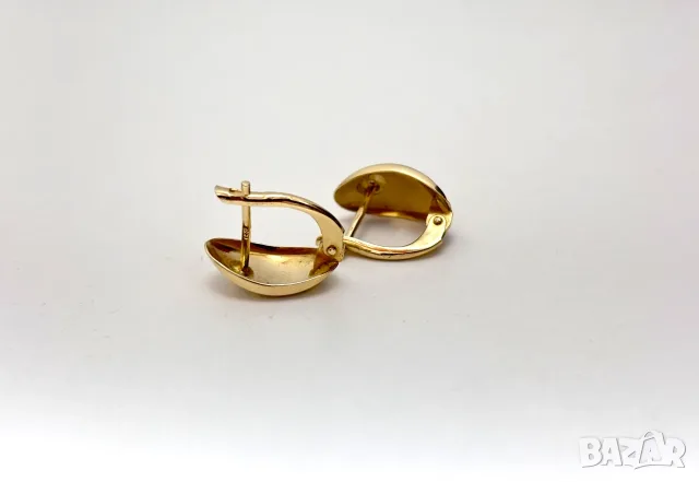 Като нови! Златни Обеци 1,40 грама 14K(проба 585), снимка 4 - Обеци - 55692670