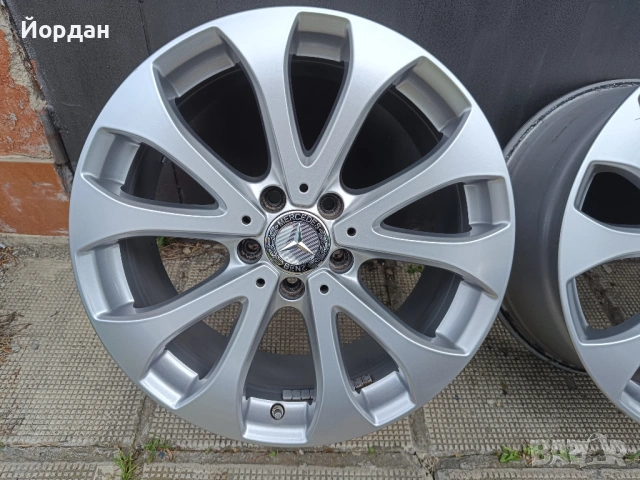 ОРИГИНАЛНИ джанти 18 ' цола 5x112 МЕРЦЕДЕС / MERCEDES E Klasse W213 8J ET43 + датчици, снимка 7 - Гуми и джанти - 54527731
