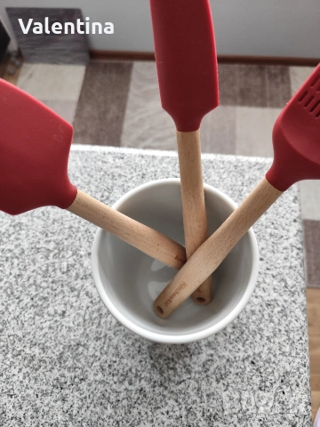 Комплект силиконови шпатули Kitchen Aid 