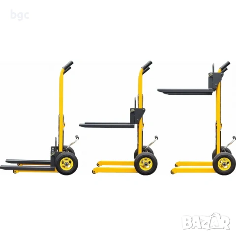 Нов Стакер 200кг Повдигаща количка Ръчен стакер STILER lift truck 200КГ ПОВДИГАНЕ, снимка 2 - Други машини и части - 54932495